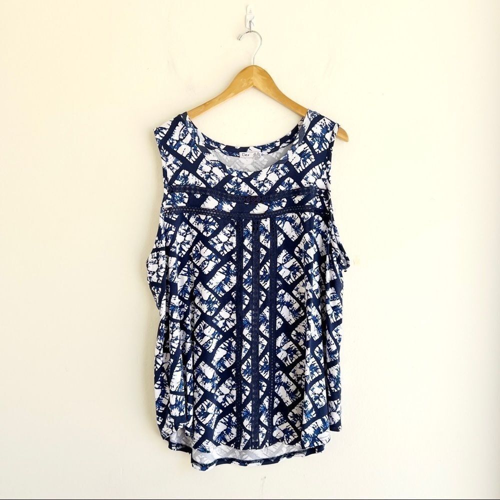 Dex Blue Design Tank